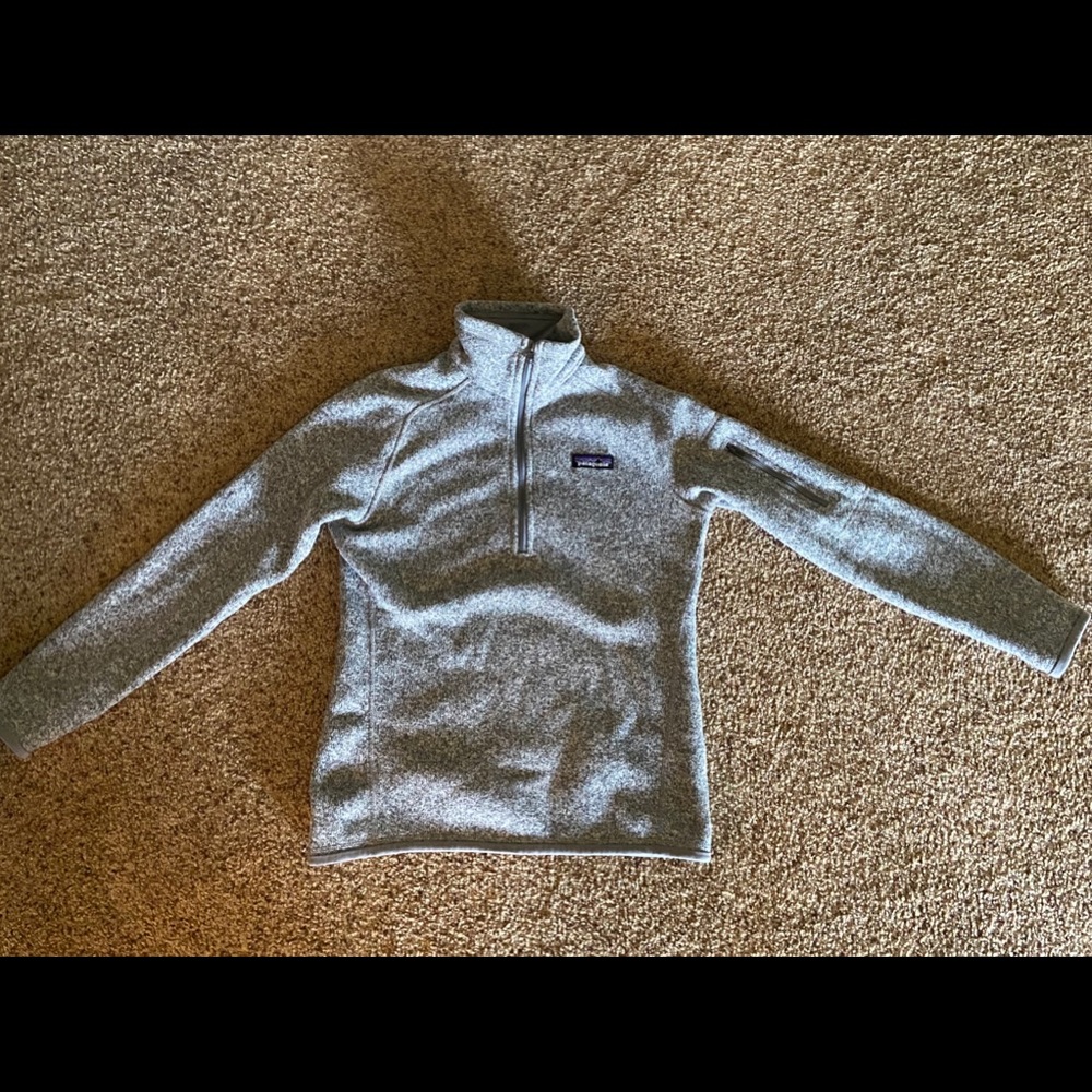 Patagonia 1/4 Zip Better Sweater Gray